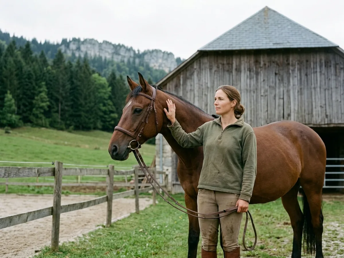Cours d'équitation à La Biolle, Savoie