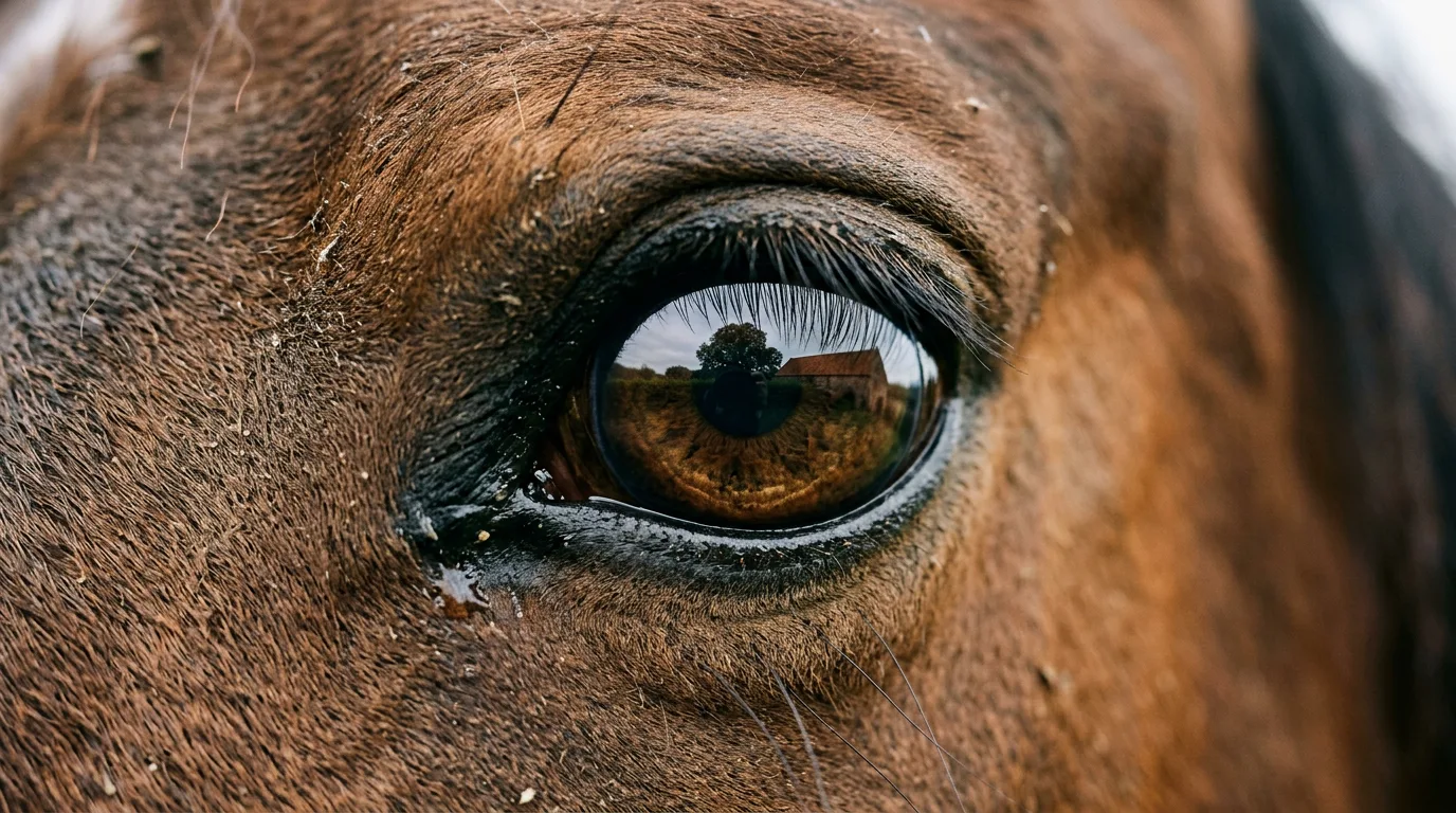 Un regard de cheval, Les Écuries du Parc, La Biolle